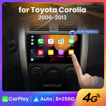 AWESAFE Toyota Corolla E140 E150 2006 -2013 Automobilio Radijo Multimedia Navigacijos 2 din 