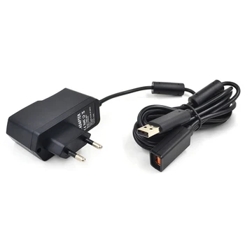 ES Kištukas AC Adapteris 100V-240V Maitinimo šaltinis, USB Kroviklis skirtas Xbox 360 Kinect