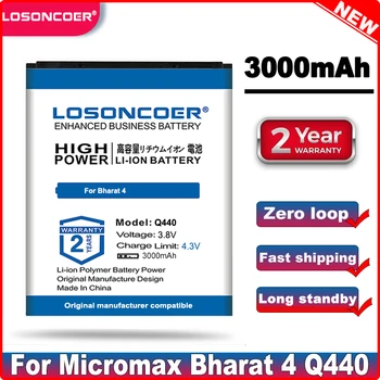 LOSONCOER 3000mAh ACBPR25M05 Bateriją Už Micromax 