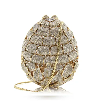 XIYUAN PREKĖS Ananasų Moterų vakare šalies maišelį deimantų elegantiškas kristalų sankabos prabangių vestuvių vestuves piniginės rankinės, piniginės