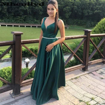Elegantiškas Elegantiškas Tamsiai Žalia Prom Dresses Ilgai 2023 Grindų Ilgis Įžymybė vakarinę Suknelę, Chalatai Moterims, vestidos de graduacion