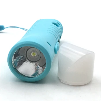 USB Įkrovimo Žibintuvėlis Kempingas Šviesa ir ultravioletinė šviesa, 18650 baterija Build-in