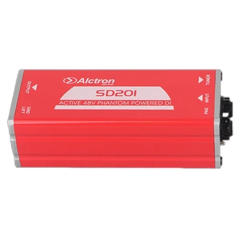 Alctron SD201 Aktyvus DI Box Varža Transformacijos DIBOX profesionaliojo Scenos Efektai Tiesioginio prisijungimo Langą
