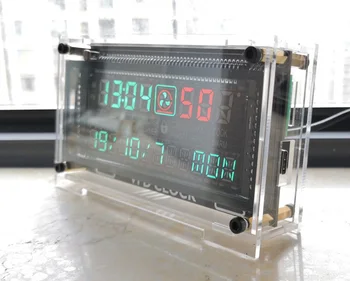 12 / 24-valandą Didelio Tikslumo VFD Elektroninis laikrodis laiką RX8025T VFD ekranas Valandą / minutę / antra /dieną / savaitę LED Laikrodis