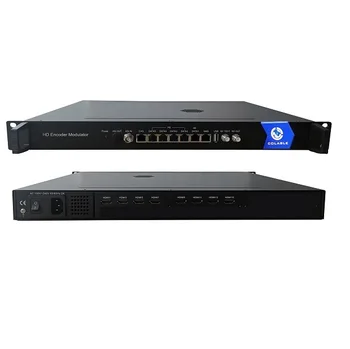 8 KANALŲ HD Profesional Skaitmeninės kabelinės televizijos RF Moduliatorius -J. 83B QAM, ATSC, ISDB-Tb ir DVB-T Produkcijos