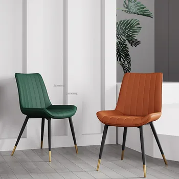 Moderni Valgomojo Kėdė Namų Virtuvės Baldai Nordic Light Luxury Valgomojo Kėdės Asmenybės Aukštos Kojų Atlošo Laisvalaikio Kėdė