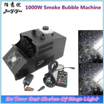 1x 1000W Dūmų, Burbulų Mašina Etape DJ Burbulas Mašina, Vestuvių Dekoravimas, Su Dūmų Poveikis