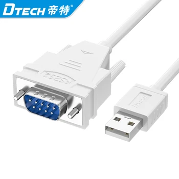 Dtech 5002A 2 Dual-Chip Kniedėmis Varžtas USB 2.0 į DB9 Polių RS232 Serial Kabelį, Windows XP, Win7/8/10