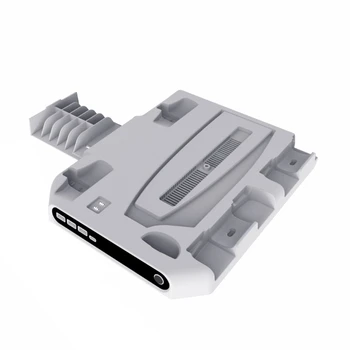 Vertikalus Stovas Cooler Fan Controller Įkroviklis Dock for PS VR 2/PS5 Saugojimo Turėtojas