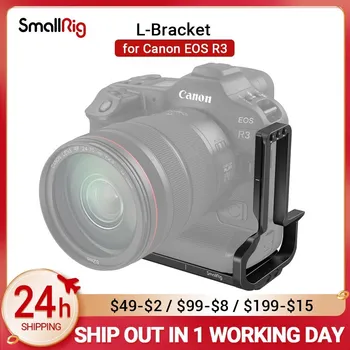 SmallRig Kamera Narve Įrenginys L-Laikiklis Sunhood Canon EOS R3 Arca-suderinama šoninės plokštės ir pagrindo plokštė 3628