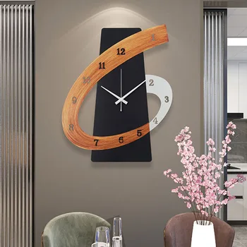 Šiaurės Modernus Sieninis Laikrodis Stilingas Interjeras Aikštėje Silent Elektroninių Klasikiniai Sieniniai Laikrodžiai Stilingas Relogio De Parede Kambario Puošyba