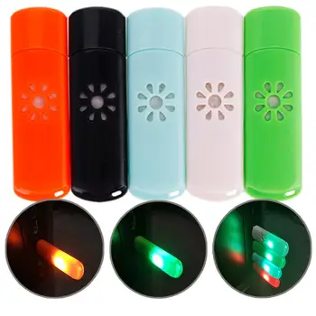 Mini USB LED Automobilių Oro Drėkintuvas Gaiviklis Aromaterapinis Difuzorius Auto Apdaila Mini Aromato eterinis Aliejus Drėkintuvas Difuzorius