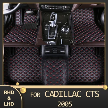 MIDOON Automobilio grindų kilimėliai Cadillac CTS 2005 Sedanas Keturių durų Custom auto pėdų Pagalvėlės automobilių kilimų dangtis
