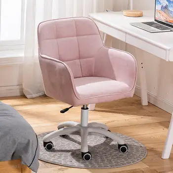 Žaidimų Kėdutė, Pink Kompiuterio Office Skatinimo Liftas Žaidėjus Šiaurės 360 Laipsnių Sukimosi Namų Fotelis Miegamasis Šukuosena Aksomo Kėdės