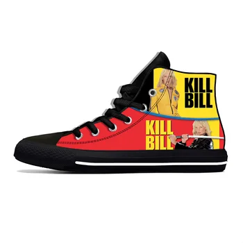Filmo Kill Bill Aukšto Viršų Sportbačiai Vyrai Moterų Paauglys Atsitiktinis Batų Drobė Veikia Batų 3D Atspausdintas Kvėpuojantis Lengvas batų
