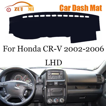 ZUIMI prietaisų Skydelio Dangtelį Brūkšnys Kilimėlis Dashmat Honda CR-V 2002~2019 LHD RHD galiniu langu Padengti Trinkelėmis Saulės Pavėsyje