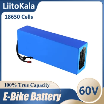 LiitoKala E-bike baterija 60V 20ah 25ah 30ah 15ah 40ah li-ion baterija dviratį konversijos rinkinys bafang BMS Aukštosios įtampos apsaugos