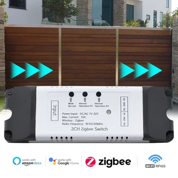 Smart Garažo Durų Atidarytuvas Zigbee Įjunkite Modulio Tuya Smartlife 