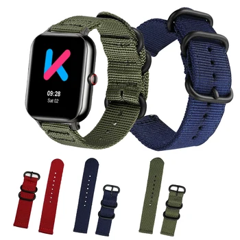 Nylon Dirželis KUMI KU6 KU3S Smart Watch Band Sporto Apyrankė