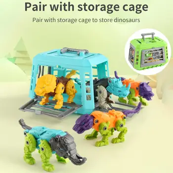 Realūs 1 Set Eco-friendly Švietimo Žaislas Surinkti Dinozauras, Žaislas, Žaisti, Nustatyti Vaikų Dovanų