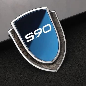 Automobilių Metalo 3d Lipdukas Auto Logotipas Užsakymą Shield Stiliaus Apdailos Lipdukai 
