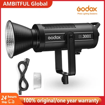Godox SL300II SL-300II 320W 5600K Dienos Subalansuotas LED Vaizdo Šviesos Bowens Mount Belaidžio X Sistemos, Vaizdo Įrašymo