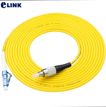 10vnt LC-FC fiber optic patch cord 1M 2M 3M 5M-7M 10M Simplex Singlemode cable LC FC UPC šviesolaidinių skaidulų jumper SM SX nemokamas pristatymas