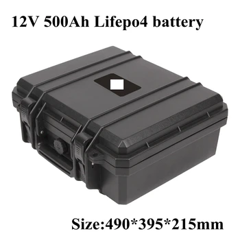 12v 500AH batterie lifepo4 500ah Ličio Geležies Fosfato LVP batterie solaire 3.2 v 500Ah BMS RV keitiklio vandeniui atveju + 20A