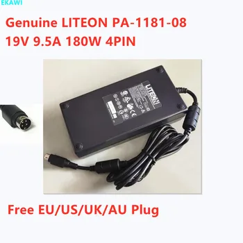 Originali LITEON PA-1181-08 19V 9.5 A 180W 4PIN AC Adapteris Nešiojamas Maitinimo Tiekimo Įkroviklis