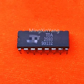 5VNT TDA2593 CINKAVIMAS Horizontalus nuokrypis procesorius integrinio grandyno IC mikroschemoje