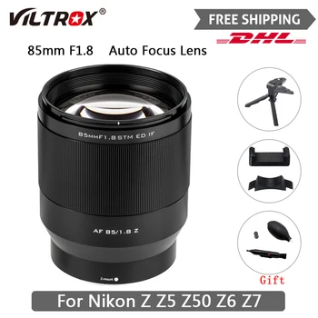 Viltrox 85mm F1.8 Nikon Fotoaparatas Z Mount Auto Focus viso Kadro Fiksuotojo Portretas Objektyvu, Pavyzdžiui, Nikon Z5 Z50 Z6 Z7 Z6II Nemokamas Pristatymas