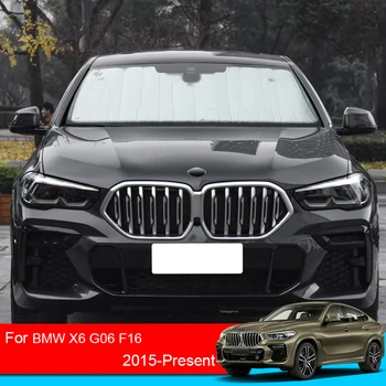 BMW X6 G06 F16 2015-2025 Automobilių Tentai nuo saulės UV Apsauga Apima Šoninio Lango Užuolaidėlė nuo Saulės Pavėsyje Skydelis priekinio, galinio Stiklo Vidinė Priedų