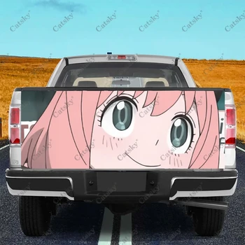 Anime SPY×ŠEIMOS Mergaitė Automobilį Pink Uodega Kamieno Apsaugoti Lipdukas, Decal, Automobilių Kėbulo, Automobilių Dekoracija SUV visureigis Universalus Pikapas