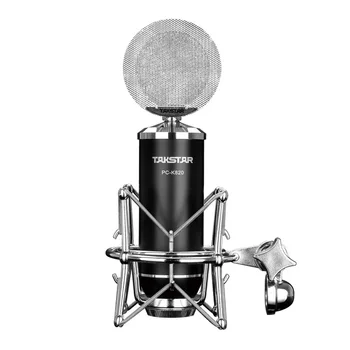 Takstar PC-K820 Didelė Diafragma Kondensatoriaus Mikrofonas, Profesionalus Studija Vokalo Įrašymas Mic Laidinio XLR Cardioid Mikrofonas