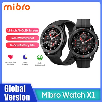 Mibro X1 Smart Žiūrėti Vandeniui 5ATM Smartwatch Vyrai Moterys 