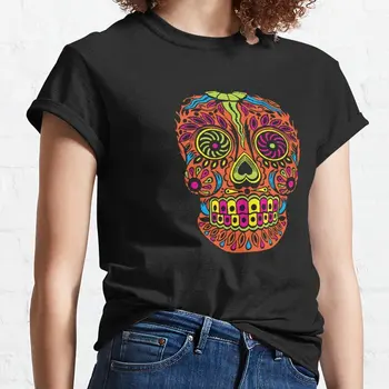 Calavera - Cukraus Kaukolės - Calexico T-Shirt Moterims, t-marškinėliai naujos redakcijos t marškinėliai moterims trumpomis rankovėmis tee moteriški drabužiai
