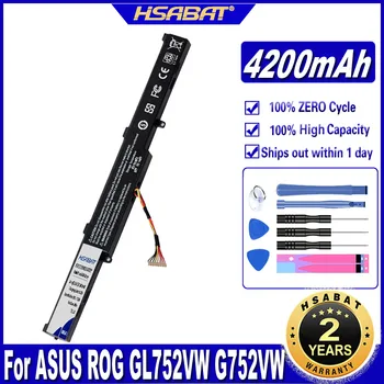 HSABAT A41N1501 4200mAh Baterija ASUS GL752JW GL752 GL752VL GL752VW N552 N552V N552VW N752 N752V N752VW N752VX A41LK9H