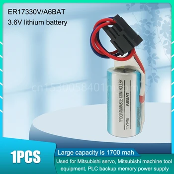 1PCS Originalus ER17330V/3,6 V ER17330V ER17330 3,6 V 1700mah Ličio Baterija A6BAT PLC 