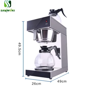 Automatinis Elektros Latte, Espresso Kavos Virimo Aparatas, Mini 1.8 L*2 Moka Lašelinę Kavinė Amerikos Kavos Ruošimo Mašinos Arbatos Puodą, Katilą