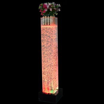 akrilo square metro vandens burbulas ramstis vamzdis, vestuvių dekoravimas