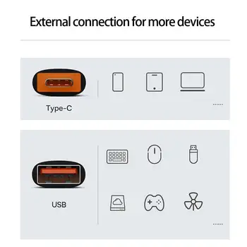 OTG Adapterio, Patogus Nr. Latency Plug And Play Rūdžių įrodymas, Tipas-C Adapteris, skirtas Planšetinio kompiuterio USB OTG Adapteris Keitiklis
