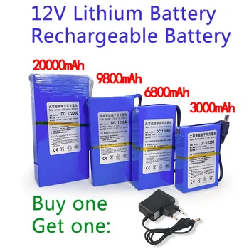 2022 100% originalus apsaugos mokestis dc 12v 20000mah li-ion baterija super li-ion atsarginę bateriją nemokamas pristatymas
