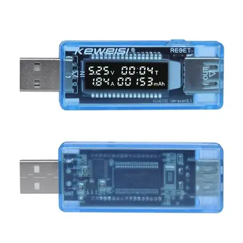 Mini Srovė Talpa Testeris LCD USB Skaitmeninis Displėjus, Galios Baterijos Talpa Detektorius Matavimo USB krovimo Indikatorius