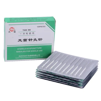 3 dėžės Tianxie vienkartiniai sterilūs akupunktūros adatos 100vnt atskirų pack grožio masažas adatos 0.25/0.30/0.35 mm