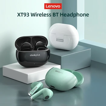 Lenovo think-plius XT93 Belaidžio BT Ausinės w/ Mic Hi-Fi Stereo Garso laisvų Rankų įrangą, Triukšmo Mažinimo HD Ryšio Smart Greitai Poros Ausinių