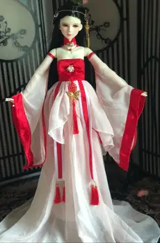 1/3 BJD Doll Xinyi 60 cm Plastiko jungtinio kilnojamojo lėlės pardavimo su perukas suknelė