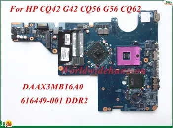 Aukštos Kokybės Plokštė 616449-001 HP CQ42 G42 CQ56 G56 CQ62 Nešiojamas Plokštė DAAX3MB16A0 PGA478 DDR2 100% Testuotas