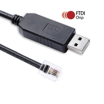 FTDI USB RS232 Serijos iki RJ11 6P4C Prograaming Kabelis Taikomi Judesio Žingsnis Variklis Diskai ST5 ST10 STM23Q