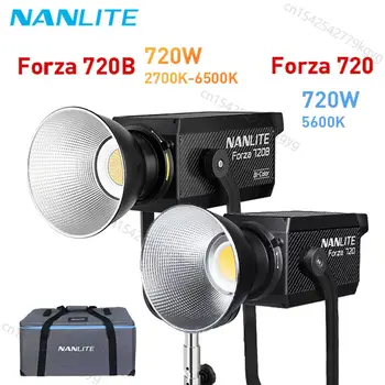Nanlite Forza 720 720B 800W LED Spot Light Fotografija., Dviejų Spalvų šviesos Lempos COB 2700K-6500K Daylight Vaizdo Filmavimo Apšvietimas