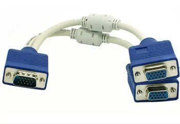 Vga vienas iš dviejų kabelį, kompiuterį, monitorių kabeliu paskirstymo kabelį 0,25 m